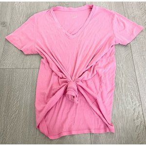 Merona Light Pink Basic V Neck Essential Shirt Top